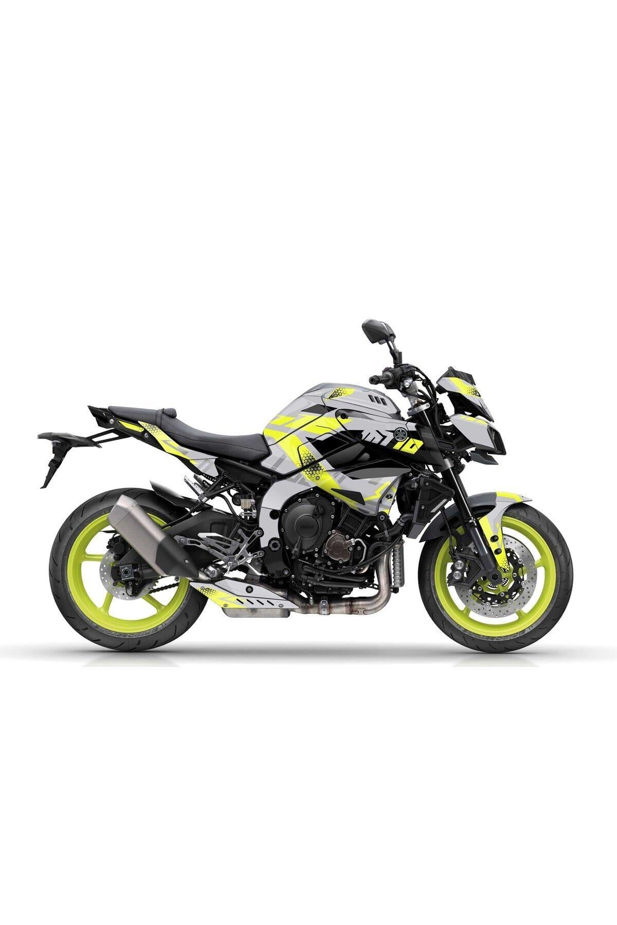 YAMAHA Uyumlu MT 10 SARI MDL4 FULL STİCKER SET KIT