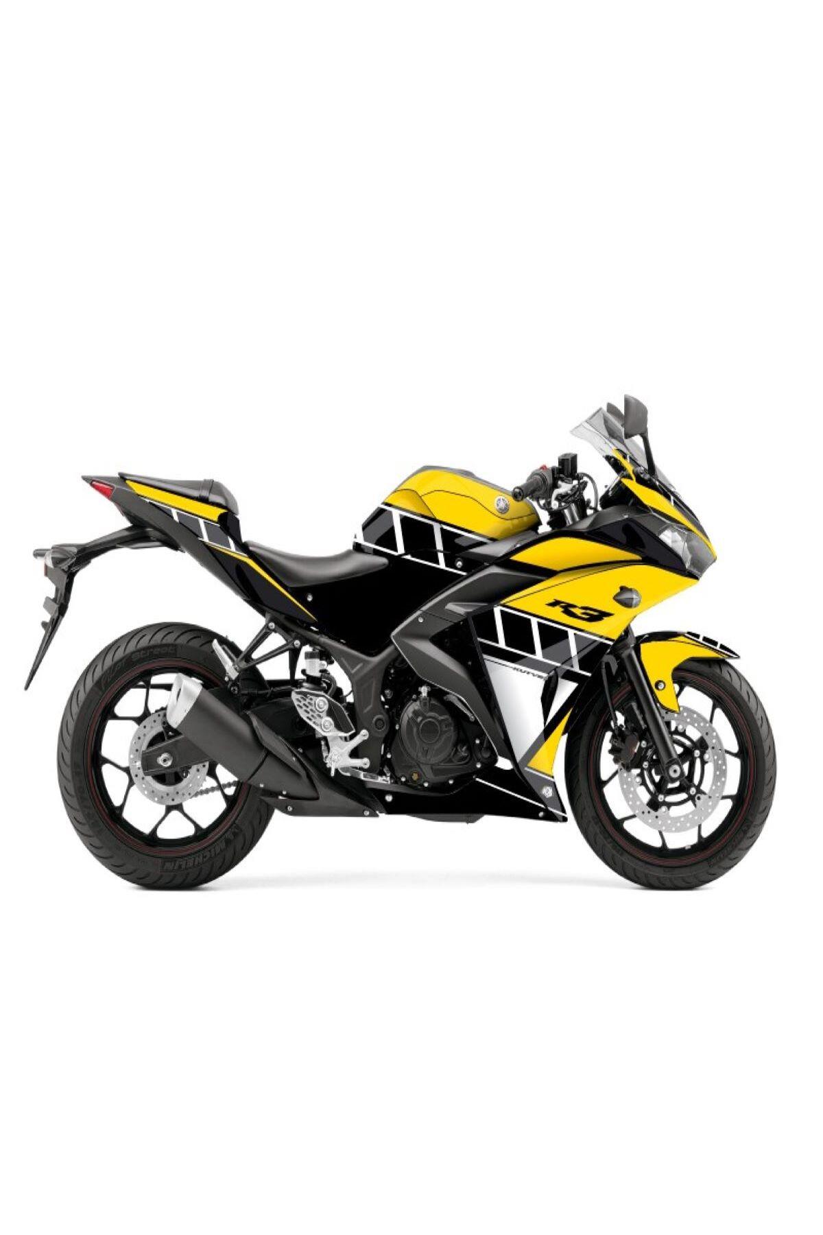 YAMAHA YZF R25 2014-2018 SARI MDL4 FULL KAPLAMA BODY KİT