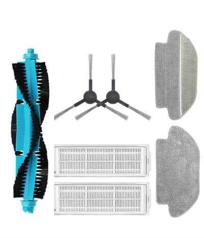 Viomi V3 Uyumlu Yedek Fırça Hepa Filtre Mop Seti-8 Parça