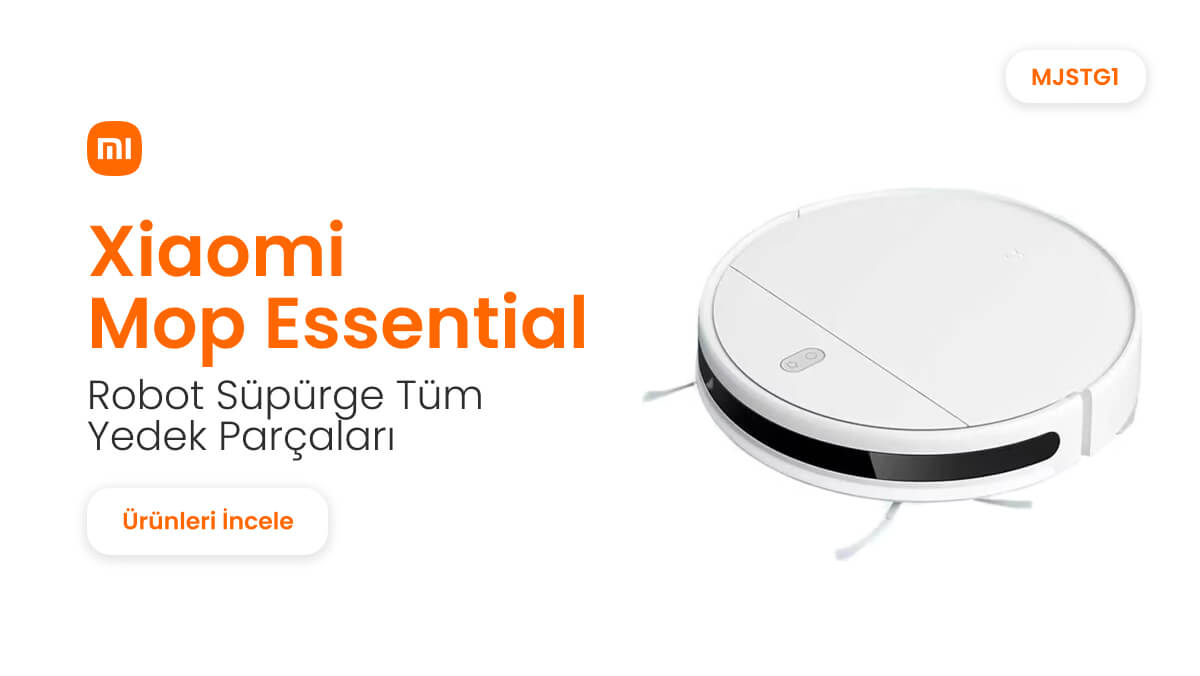 Xiaomi Mop Essential Robot Süpürge Yedek Parçalar