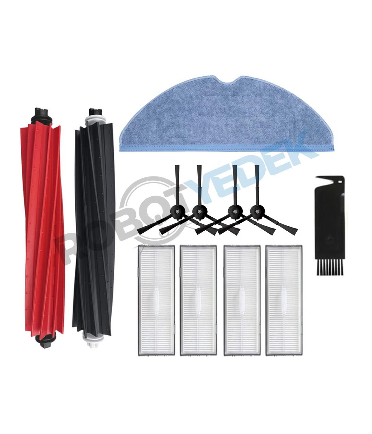 Ersatzteile-Set Für Roborock S8 / S8+ / S8 Pro Ultra – Hauptbürste, Seitenbürsten, HEPA-Filter