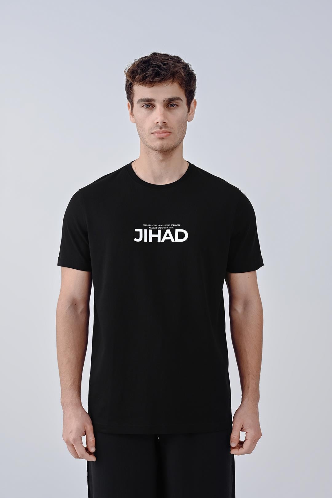 Jihad Tasarım Siyah Tişört