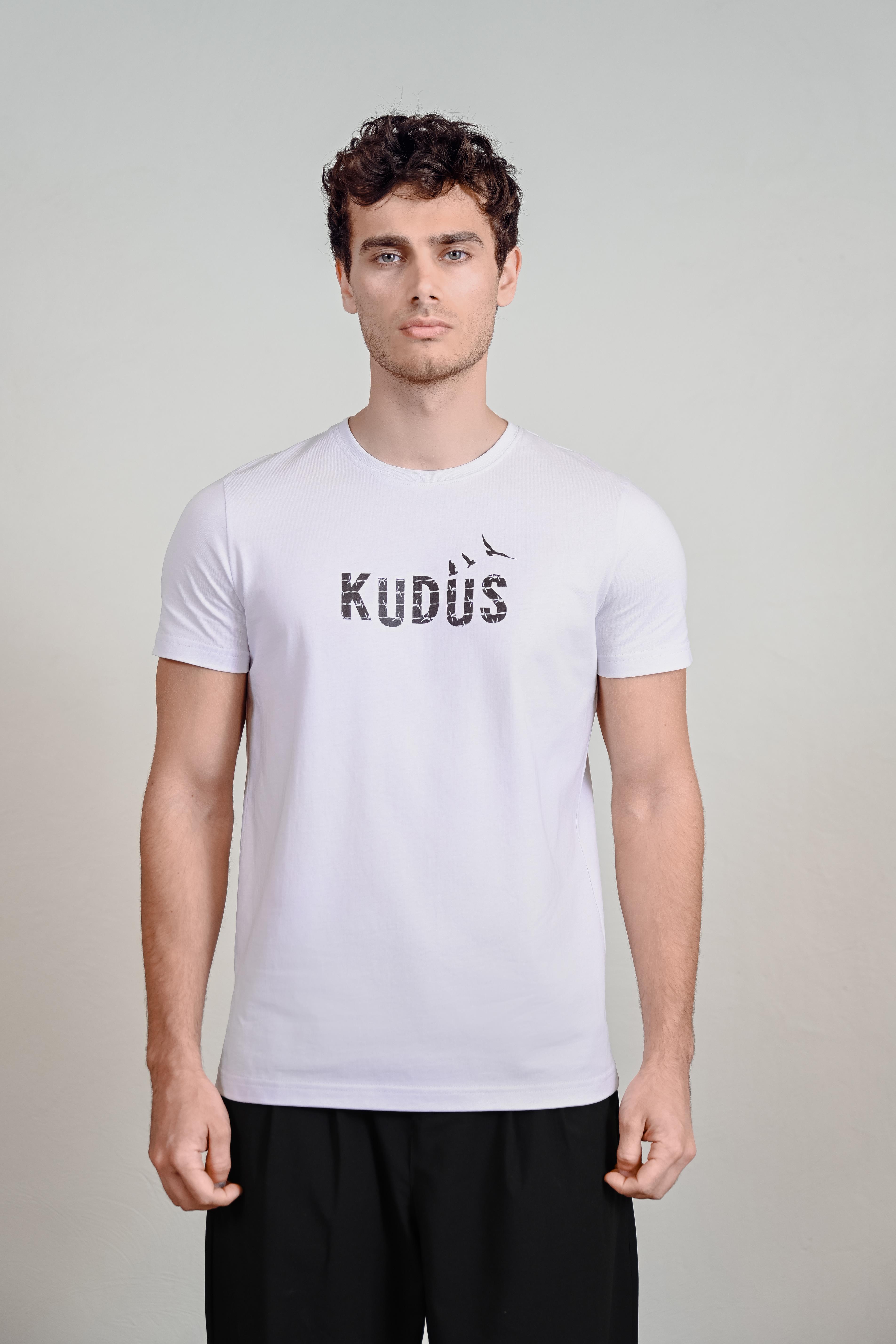 Kudüs Beyaz tasarım tişört 24