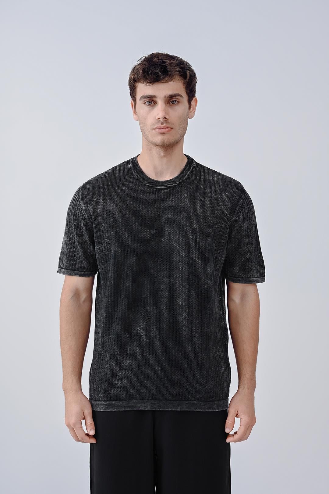 Triko Siyah Tişört