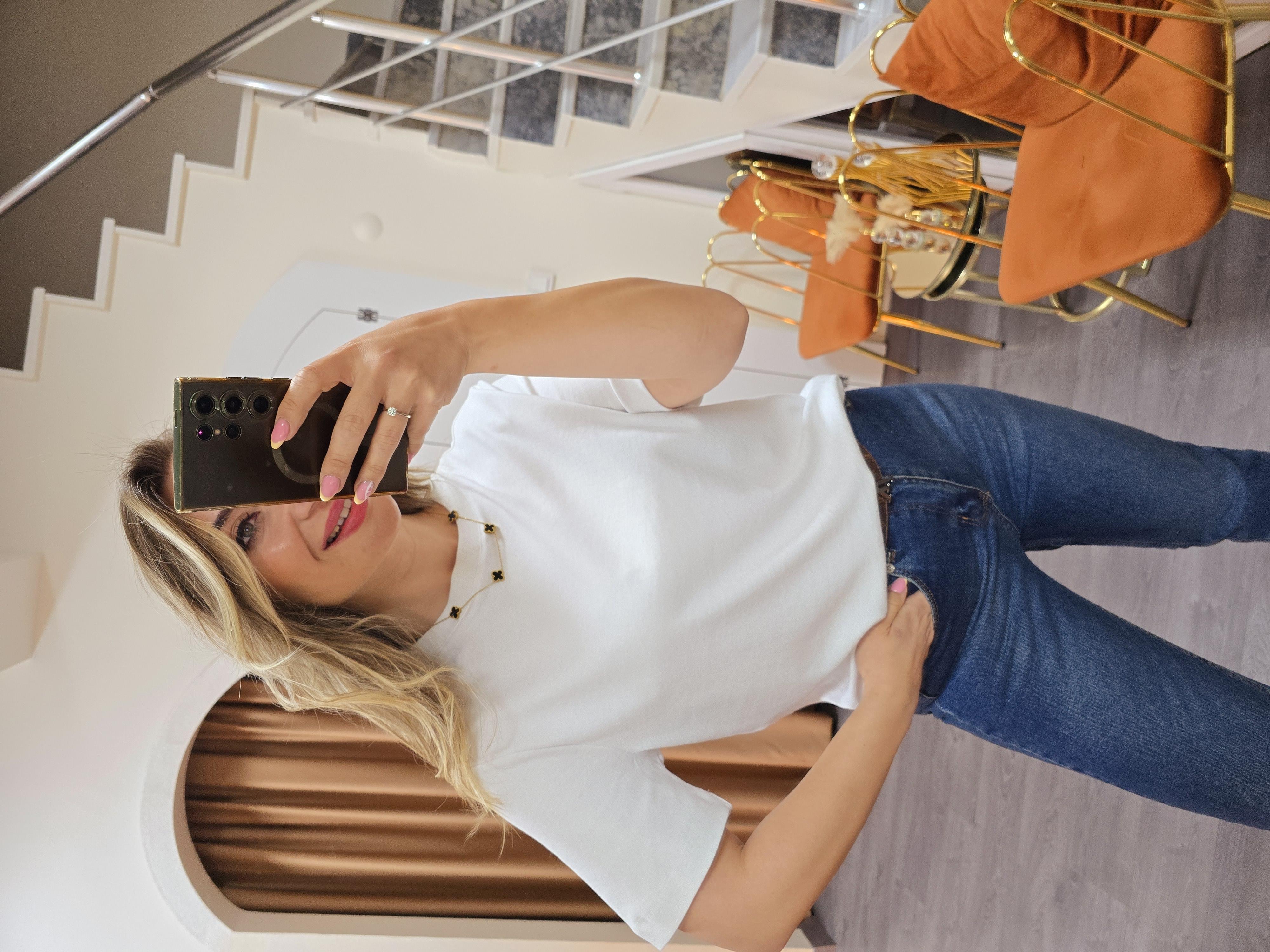 BEYAZ BASİC TSHIRT