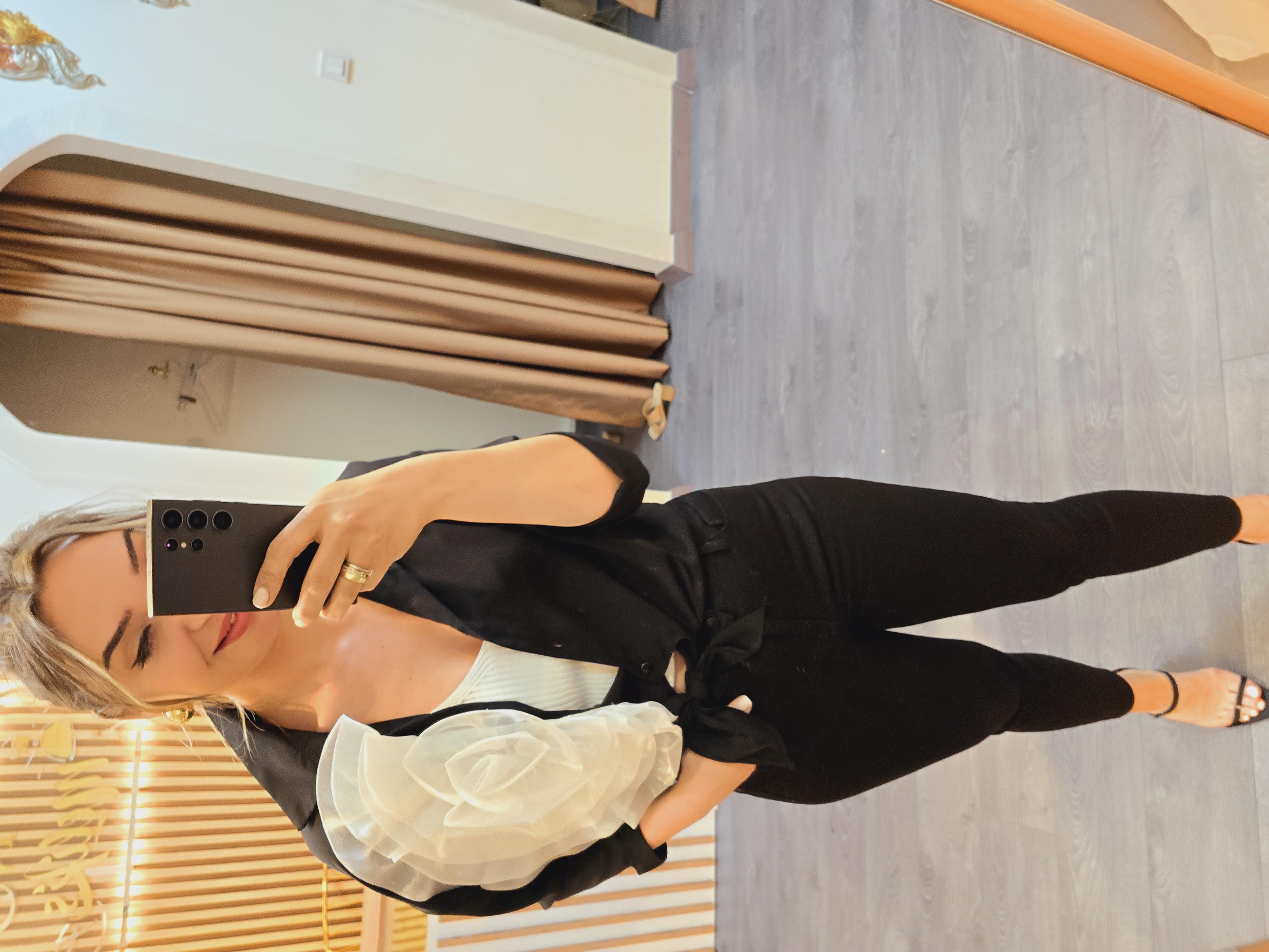 TOPARLAYCI FULL LİKRALI SİYAH JEAN