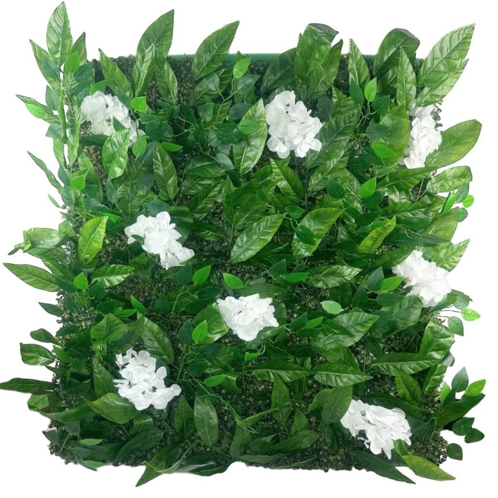 Yapay Çiçek Duvar Kaplama Yapay Duvar Çiçeği 1M2 100*100CM Panel Şimşir Yapay Çiçekli Duvar 