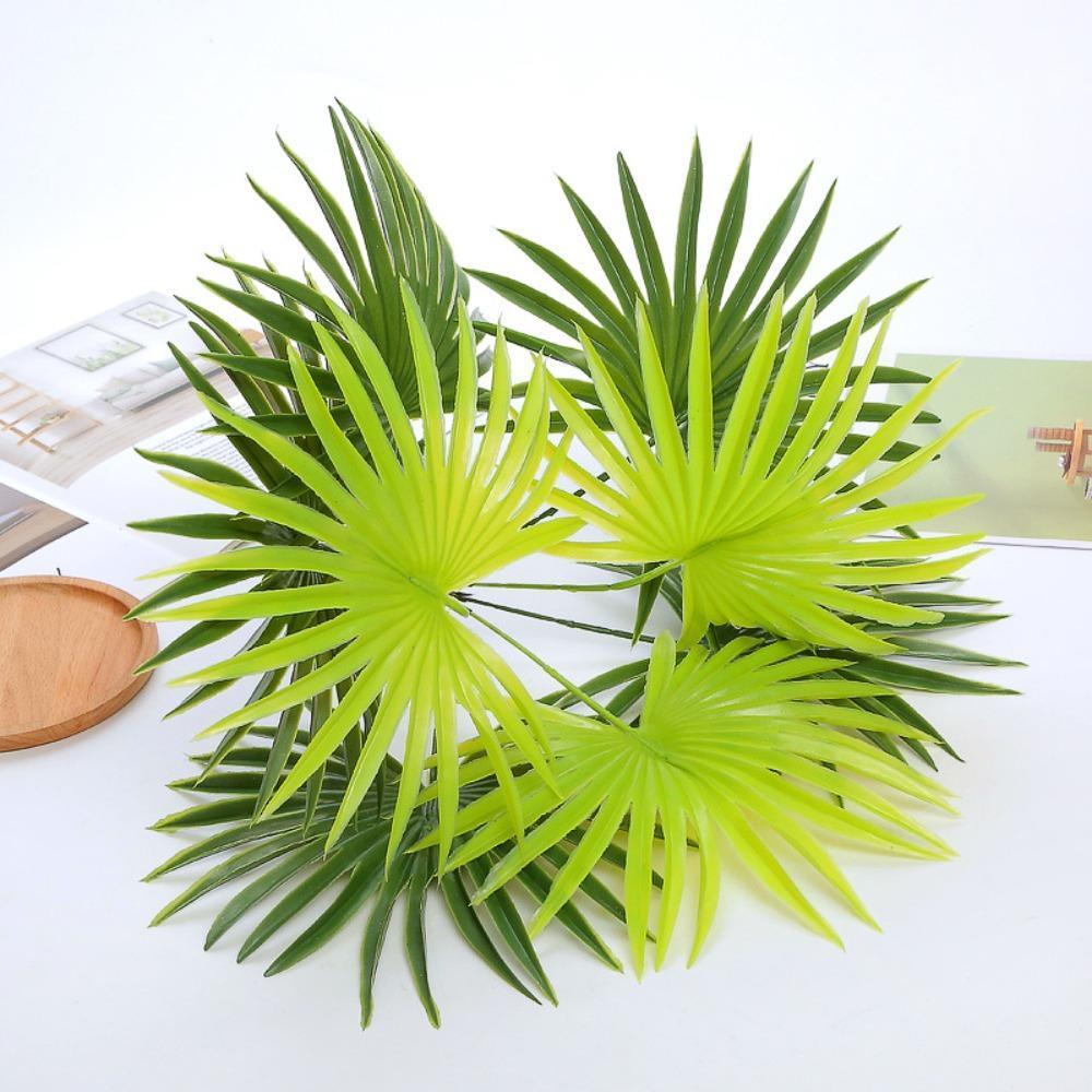 Yapay Çiçek Yelpaze Palmiye 8 Yapraklı  Demet 50*40cm Salon Çiçeği Yapay Bitki