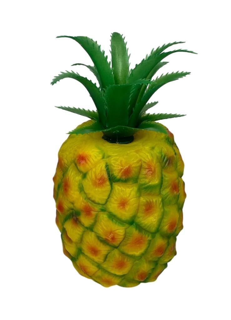 Yapay Ananas Meyve Ananas Artificial Pıneapple 15cm Plastik  