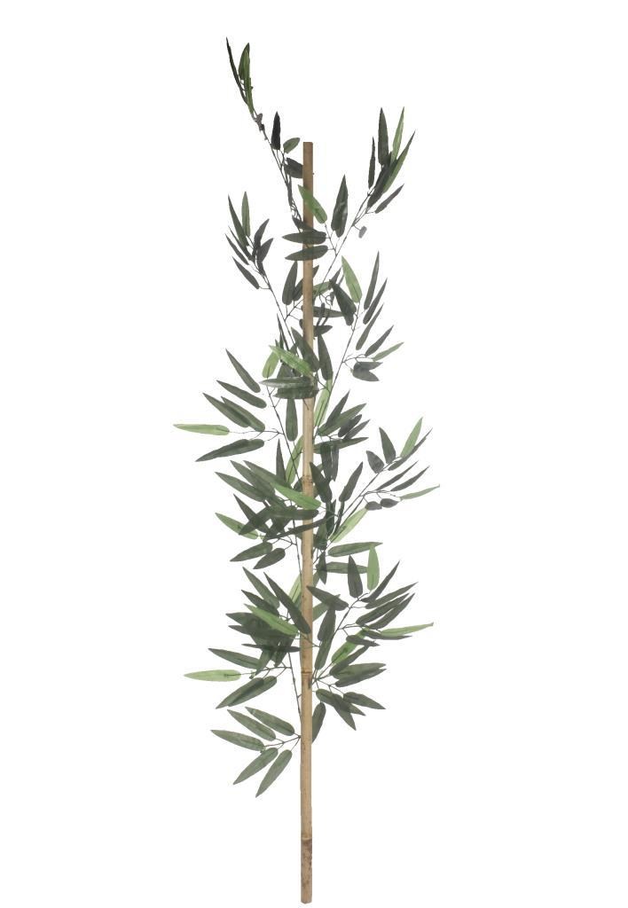 Yapay Bambu Sopası 16 Yapraklı 200cm Yapay Çiçek Bambu Duvarı