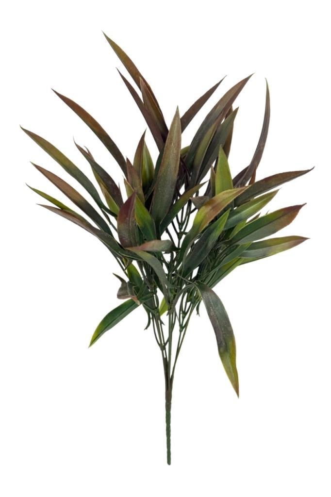 Yapay Çiçek Bambu Grass Kahverengi 40cm Demet Garnitür Aradal Dekoratif Yapay Bitki