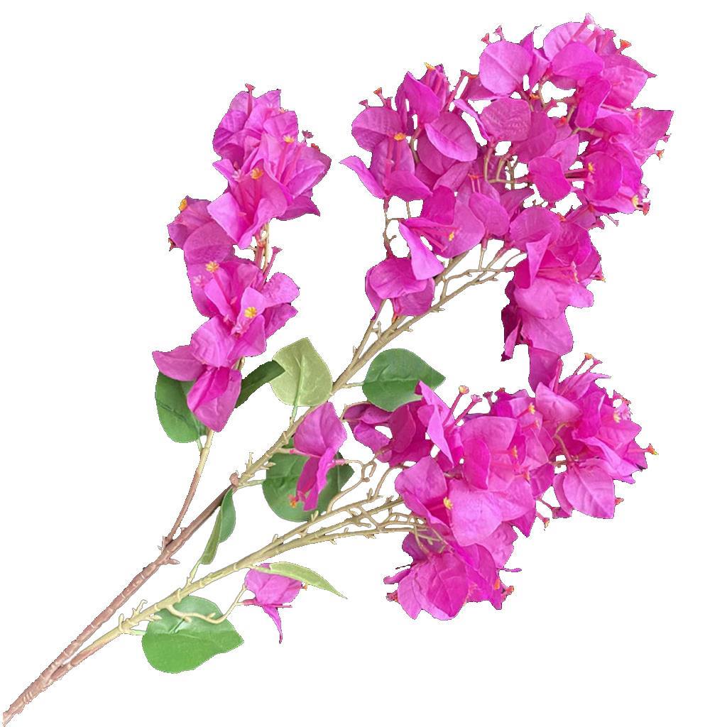 Yapay Çiçek Begonvil Çiçeği Fuşya Uzun Dallı Sarkan Çiçek 110cm