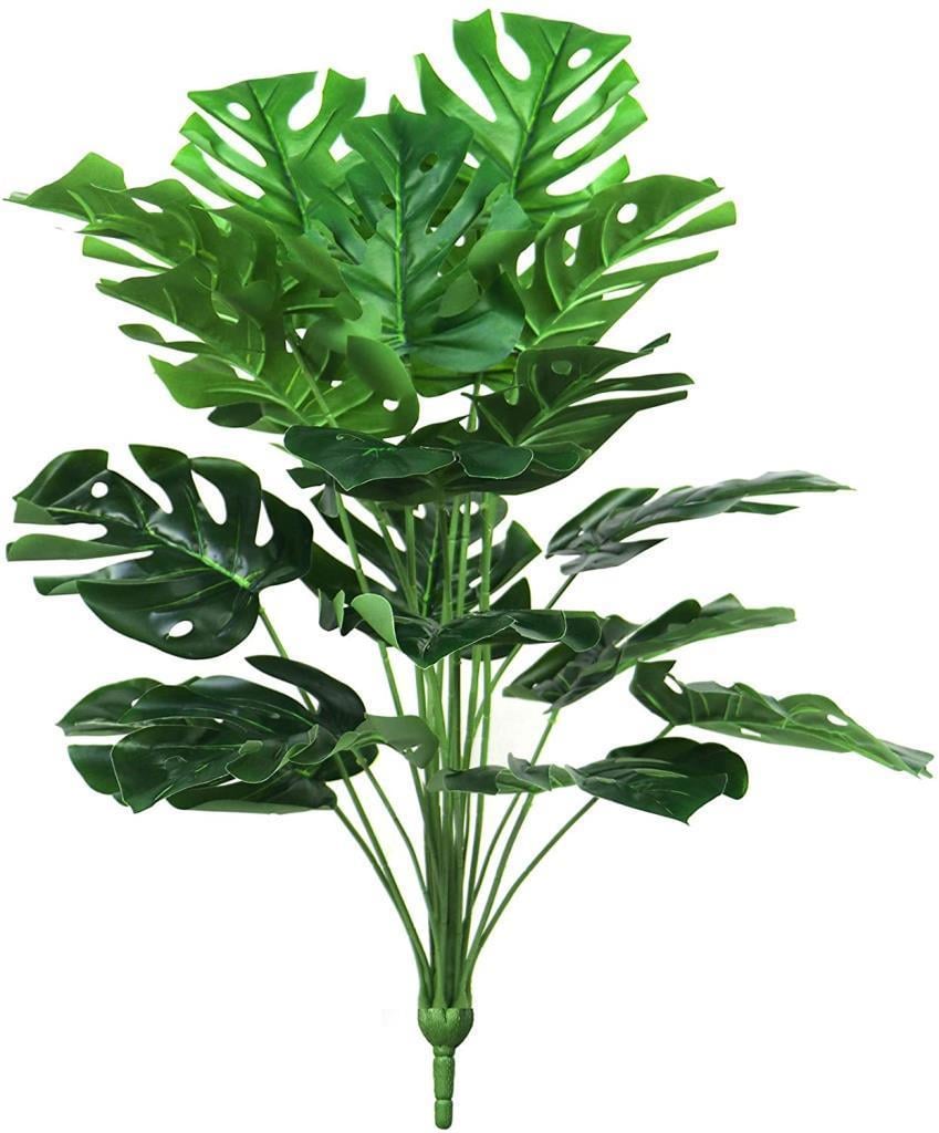 Yapay Çiçek Demet Monstera 18 Dal 60 cm Salon Çiçeği Yapay Bitki