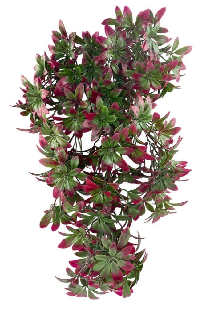 Yapay Çiçek Dev Sarkan Defne Buketi BORDO Dekoratif Sarkan Çiçek Güneşe Dayanıklı Uv Katkılı 60*35 