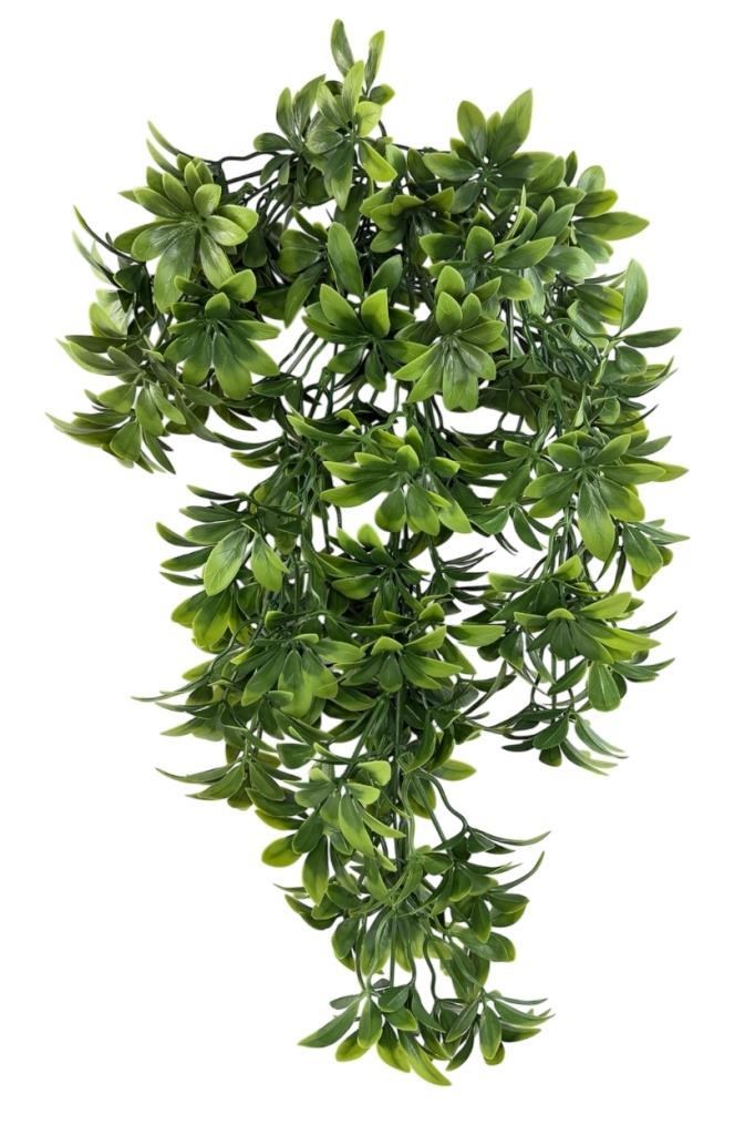 Yapay Çiçek Dev Sarkan Defne Buketi YEŞİL Dekoratif Sarkan Çiçek Güneşe Dayanıklı Uv Katkılı 60*35