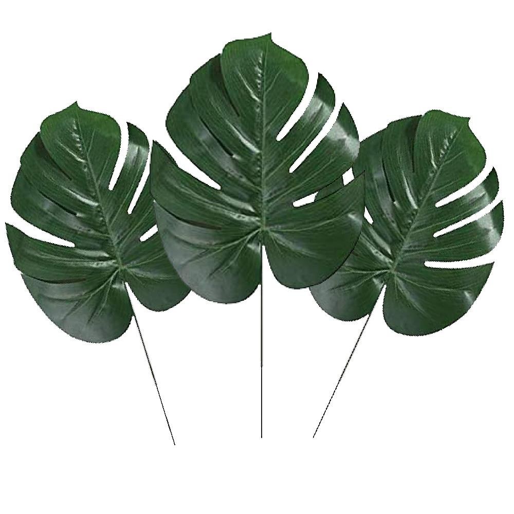 Yapay Çiçek Deve Tabanı Yaprağı 3 ADET Yapay Monstera Yaprağı