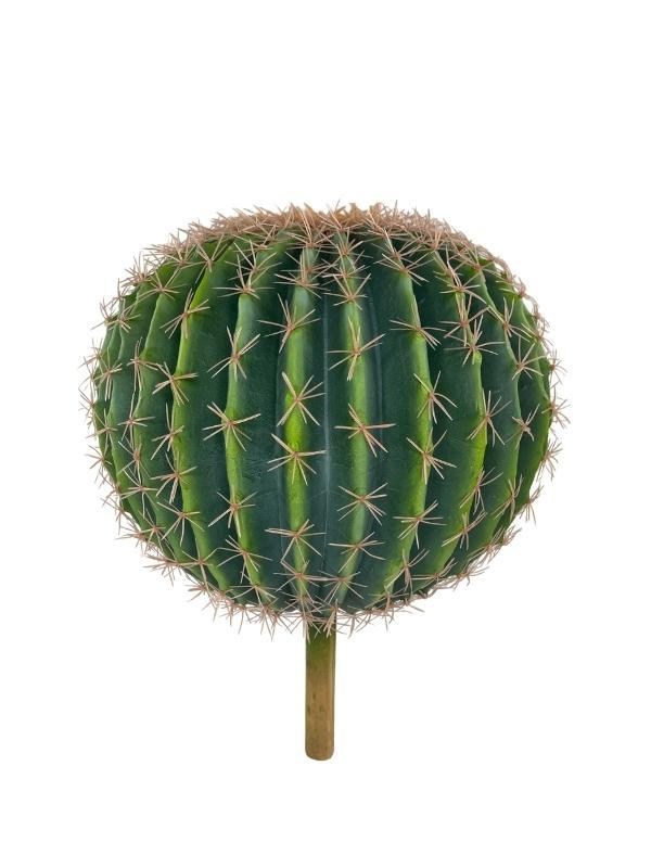 Yapay Çiçek Echinocactus Grusonii Altın Fıçı Kaktüs  35*35cm Cactüs  sk4011
