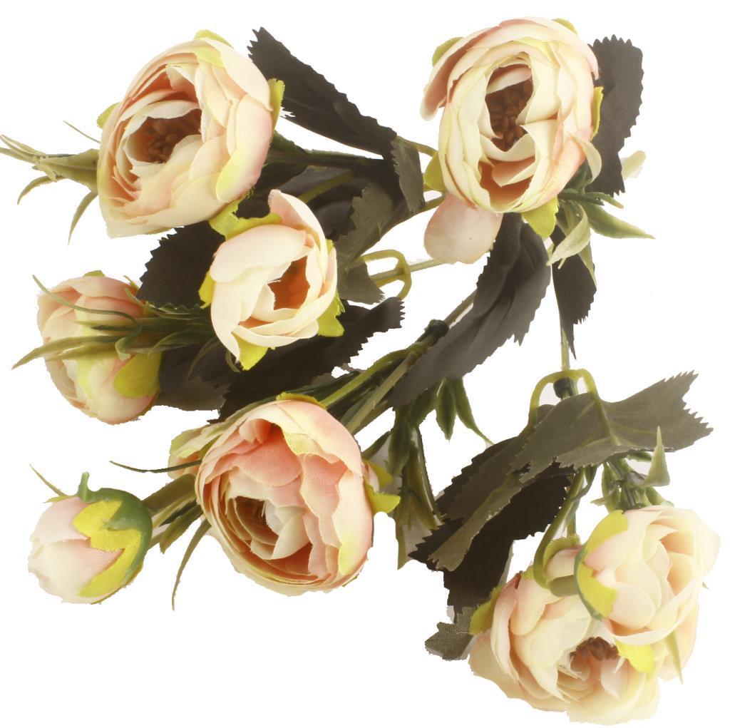 Yapay Çiçek Erengül Yapay Gül Demeti 6 Çiçekli SOMON 