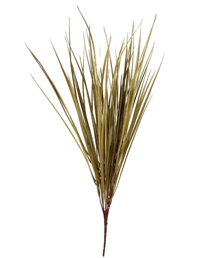 Yapay Çiçek Gold Altın Dore Grass Saz 50cm Bitki Yapay Çiçek Dekor Çiçeği Uzun Ot