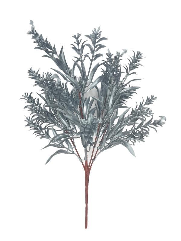 Yapay Çiçek Gümüş Rosemary Demet Garnitür Aradal Dekoratif Yapay Bitki