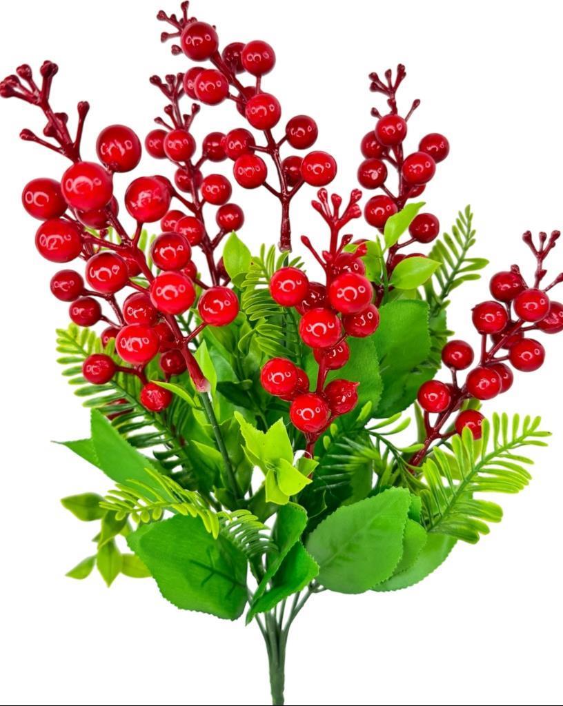 Yapay Çiçek Kokina 5 Kafalı Demet K50