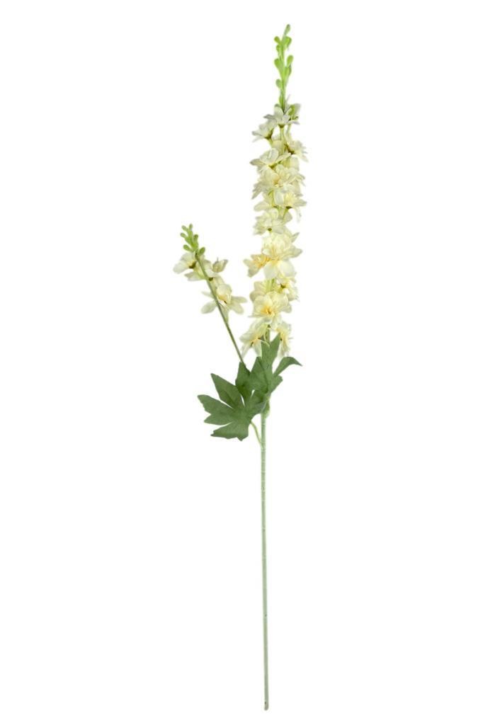 Yapay Çiçek Krem Sümbül Tek Dal Tomurcuklu 85*15cm Kumaş Çiçek Uzun Dal