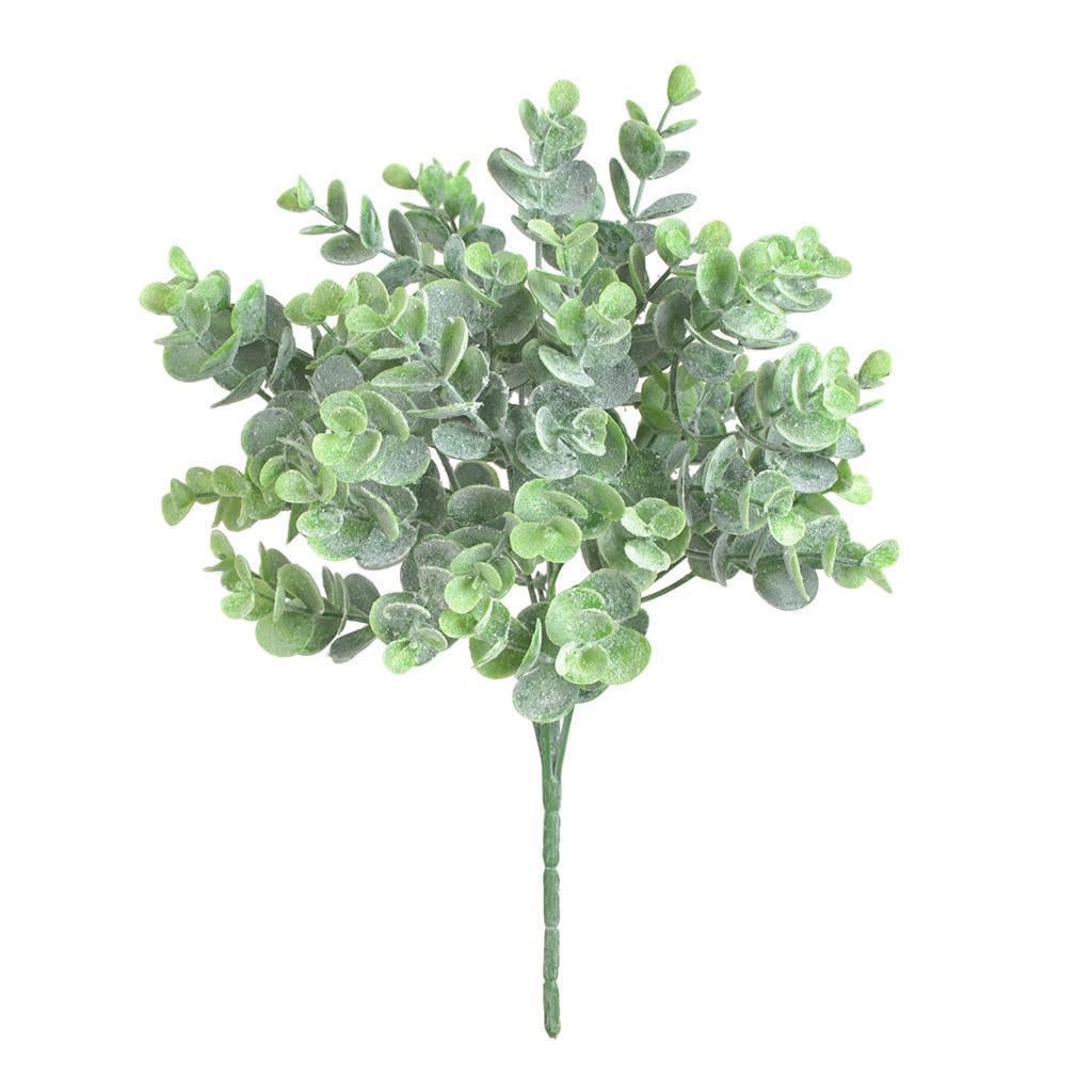 Yapay Çiçek Okaliptus Şimşir Demeti Pudralı Pastel Yeşil Garnitür Aradal Dekoratif Yapay Bitki