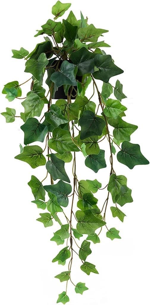 Yapay Çiçek Saksıda Sarkan Dev Hedera 80cm Yapay Sarmaşık Yeşil