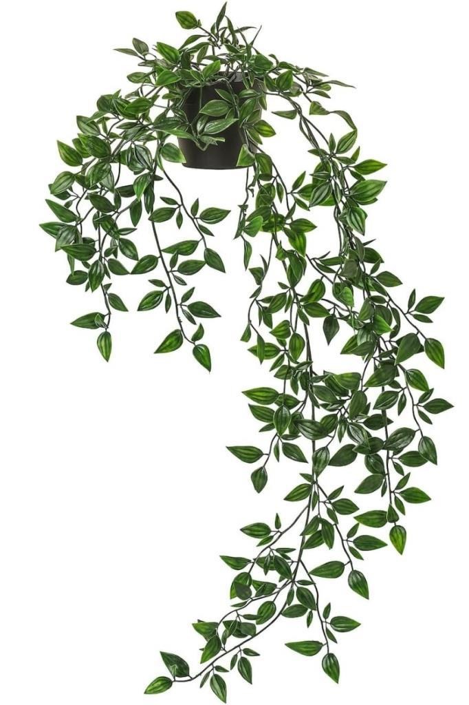 Yapay Çiçek Saksıda Sarkan Fejka Yeşil Yapay Sarmaşık 65cm