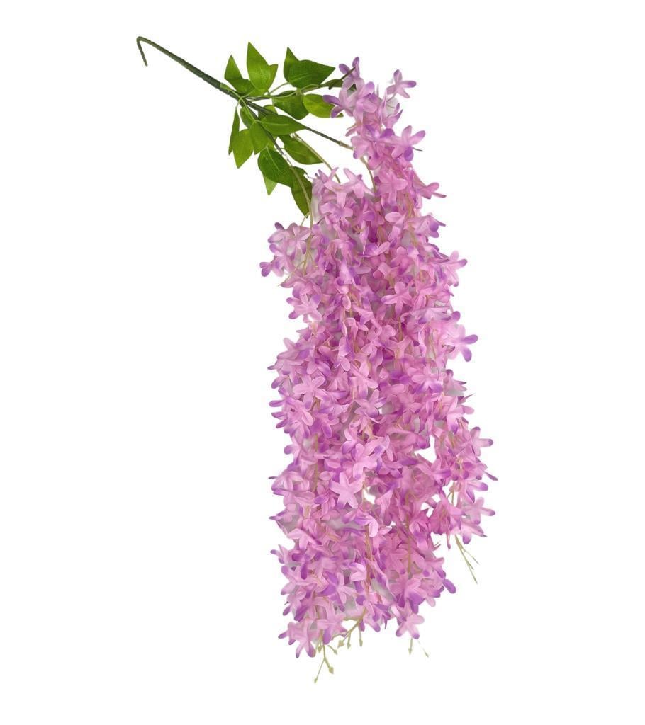 Yapay Çiçek Sarkan 4 Dallı Akasya 70cm LİLA