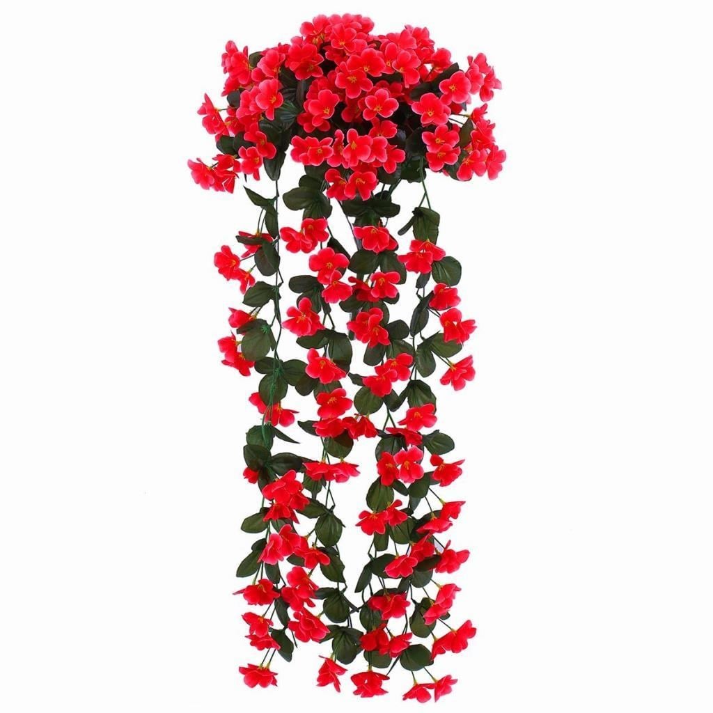 Yapay Çiçek Sarkan Begonvil Çiçeği  JUMBO FUŞYA