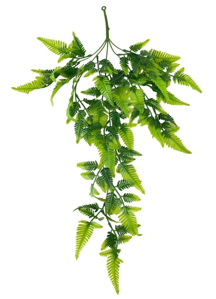Yapay Çiçek Sarkan Boston Fern 60cm 5Dallı ty124 Yapay Sarmaşık Yeşil 