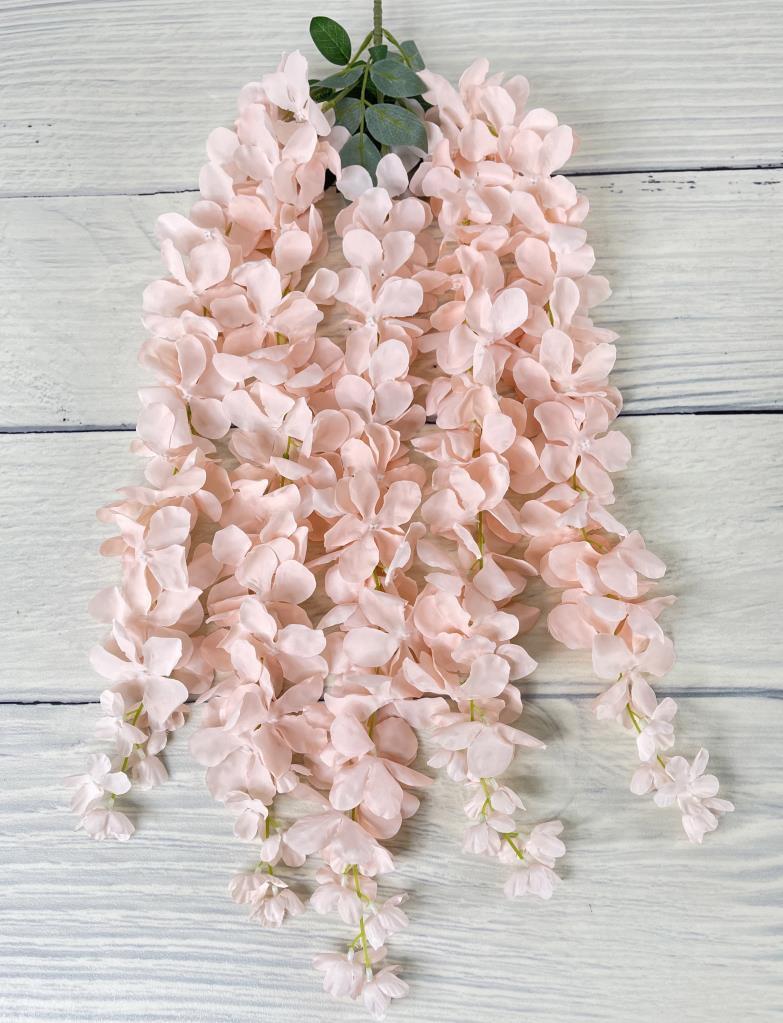 Yapay Çiçek Sarkan Ortanca Çiçeği 60 cm PUDRA