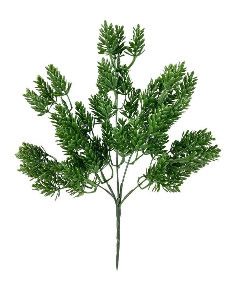 Yapay Çiçek Yeşil Başak 7dal 48 Çiçek Demet Garnitür Aradal Dekoratif Yapay Bitki