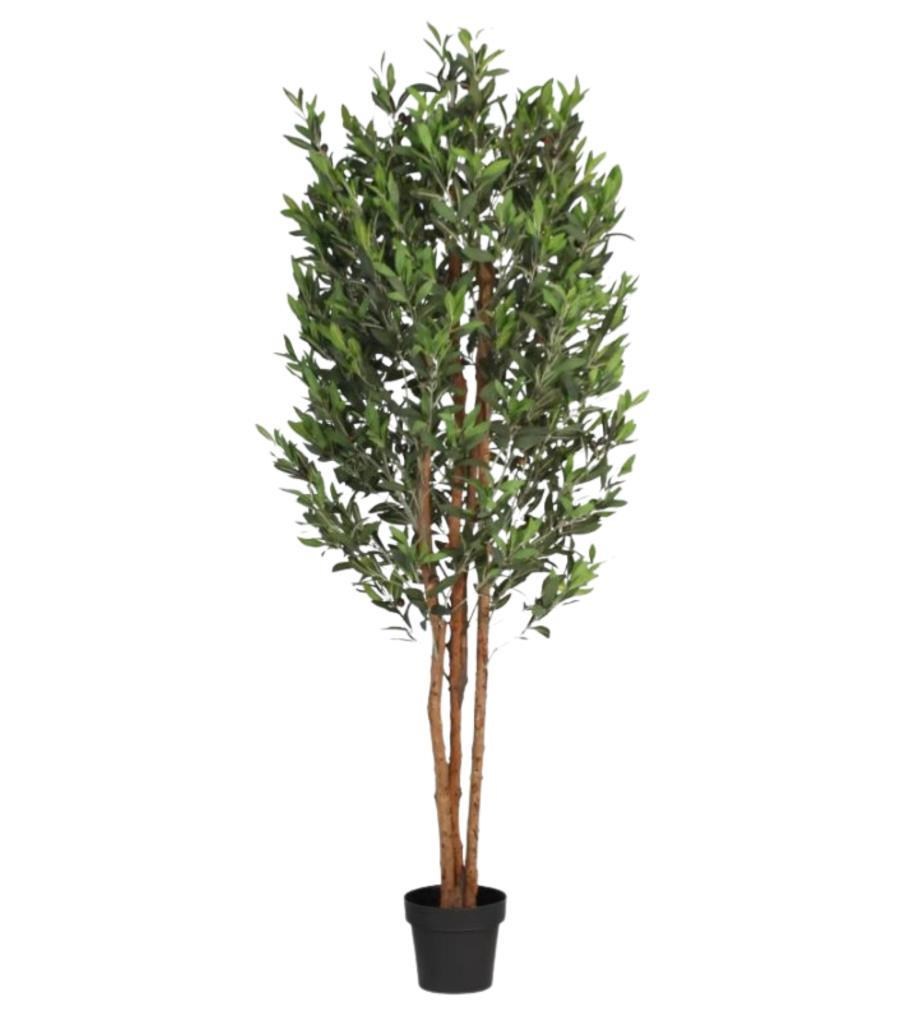 Yapay Zeytin Ağacı 200cm 3 Gövdeli Doğal Gerçek Görünümlü Yapay Ağaç