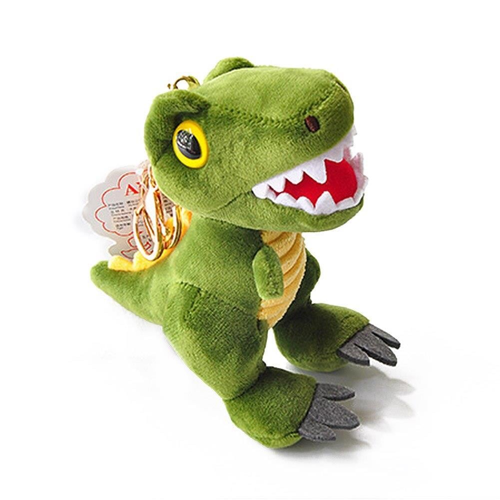 Yeşil Dinazor Anahtarlık Çanta Süsü Peluş Dinozor Anahtarlık