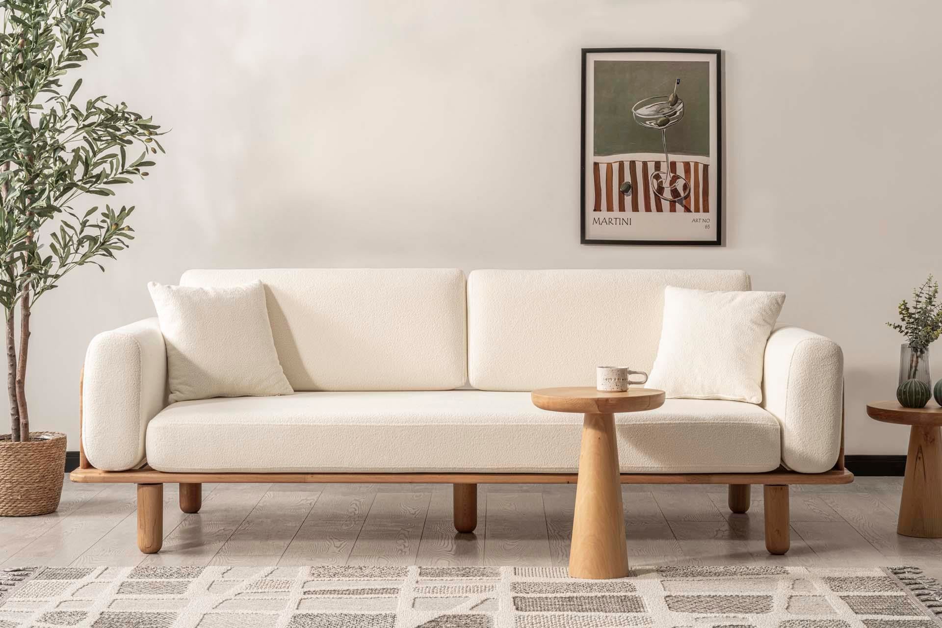 Diva Kanepe Beyaz, Natural kasa