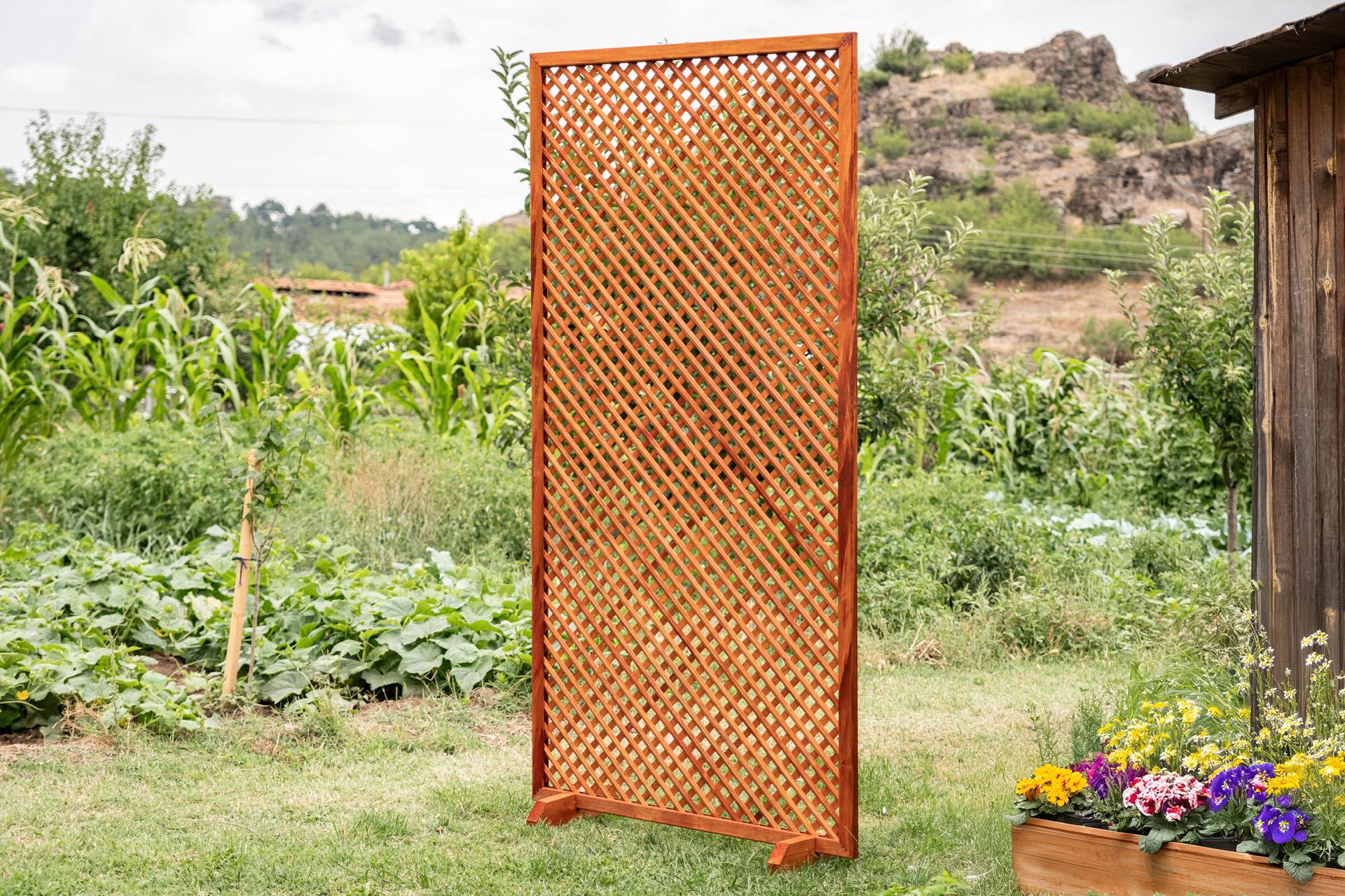 Doğal Ahşap Çerçeveli Seperatör