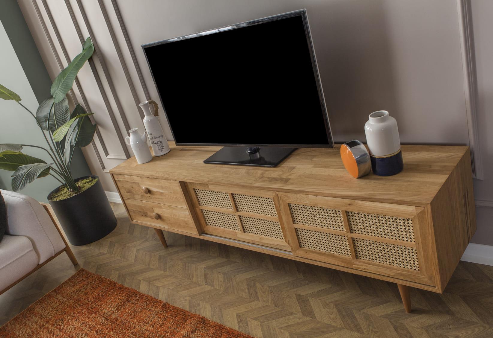 Aura TV-Möbel, 200 cm, Eiche