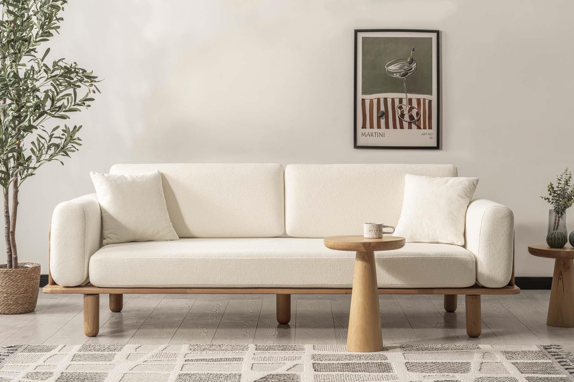 Diva Kanepe Beyaz, Natural kasa