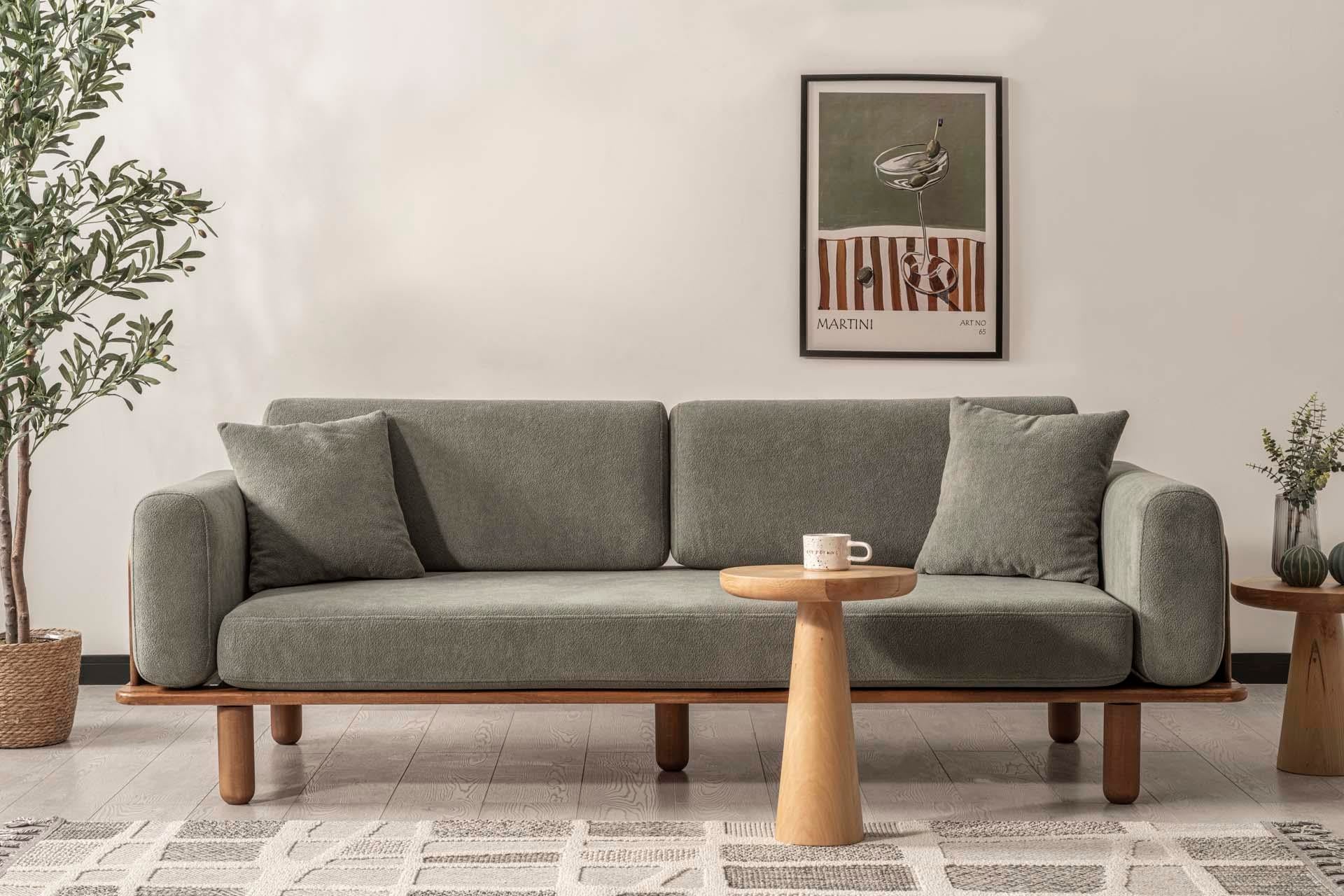 Diva Kanepe Su Yeşili, Ceviz Kasa