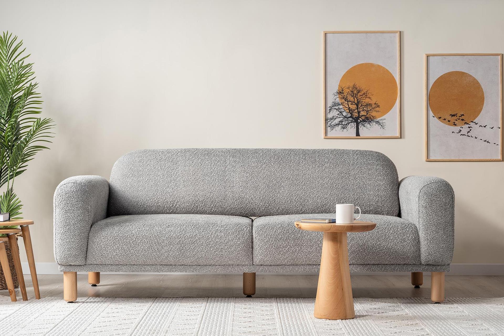 Hera Dreisitzer-Sofa, Wassergrün