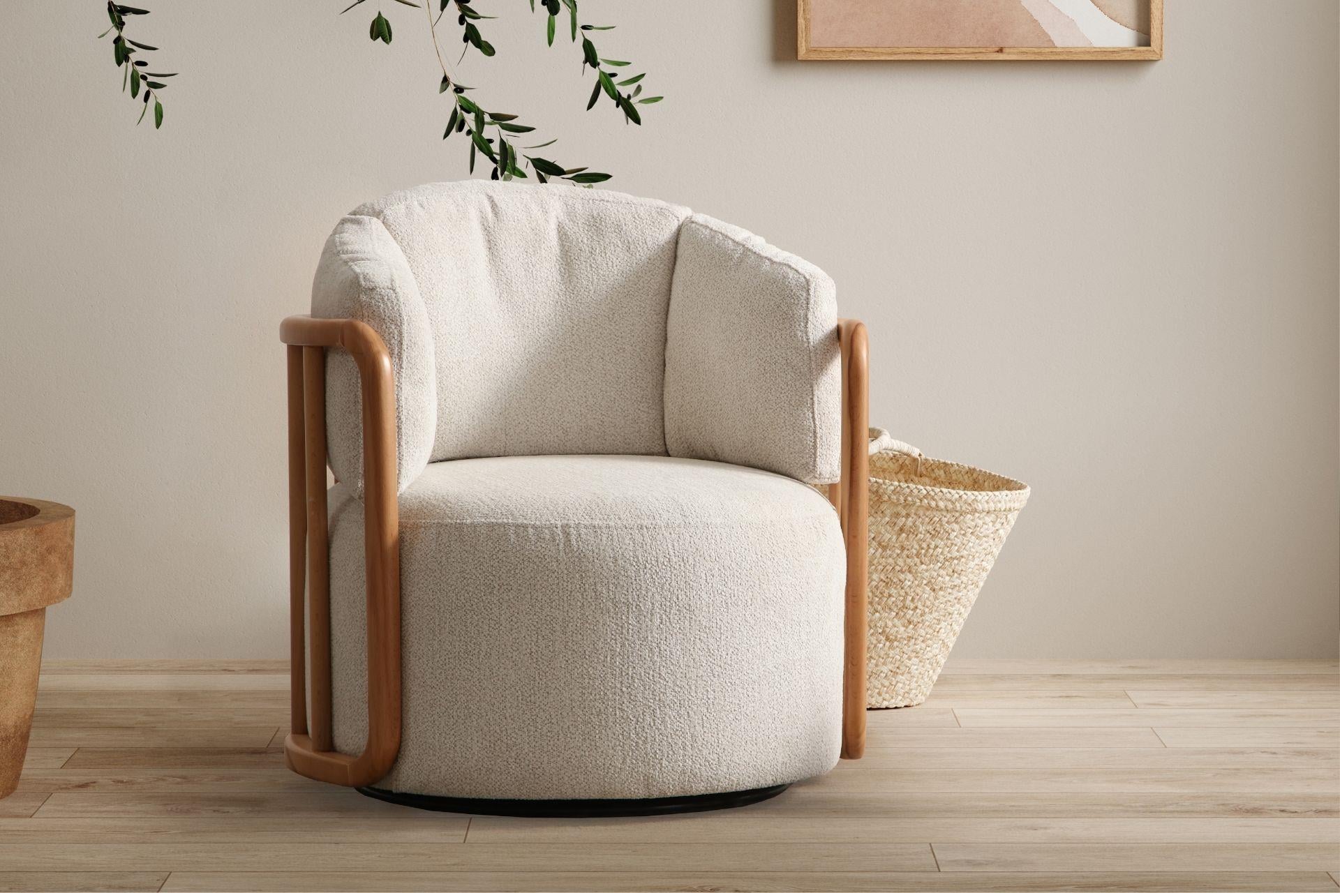 Nordik Drehbarer Sessel