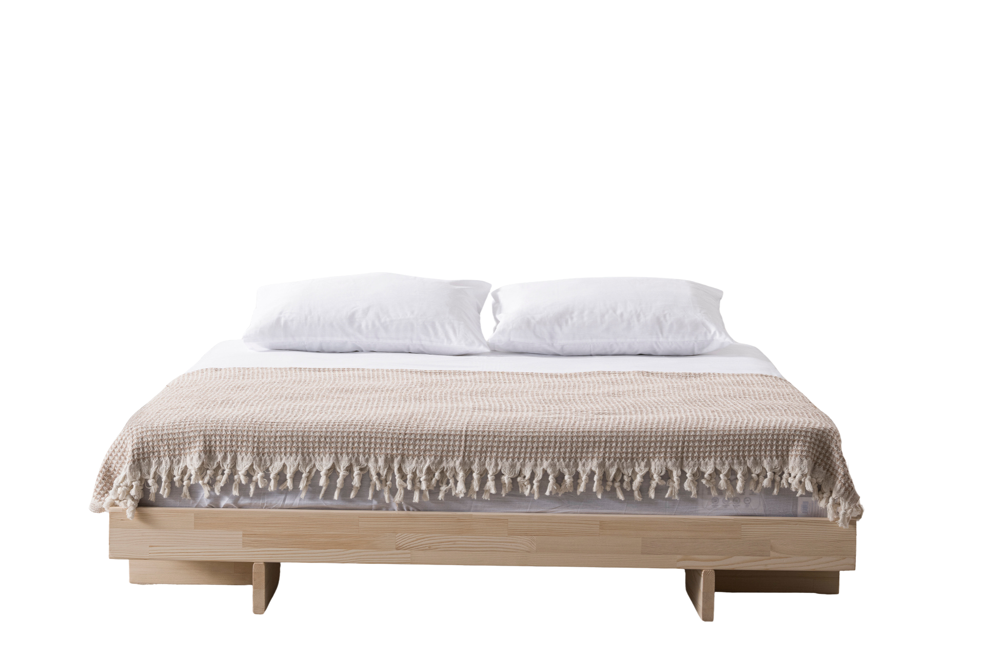 Patna Ahşap Karyola Başlıksız, Natural