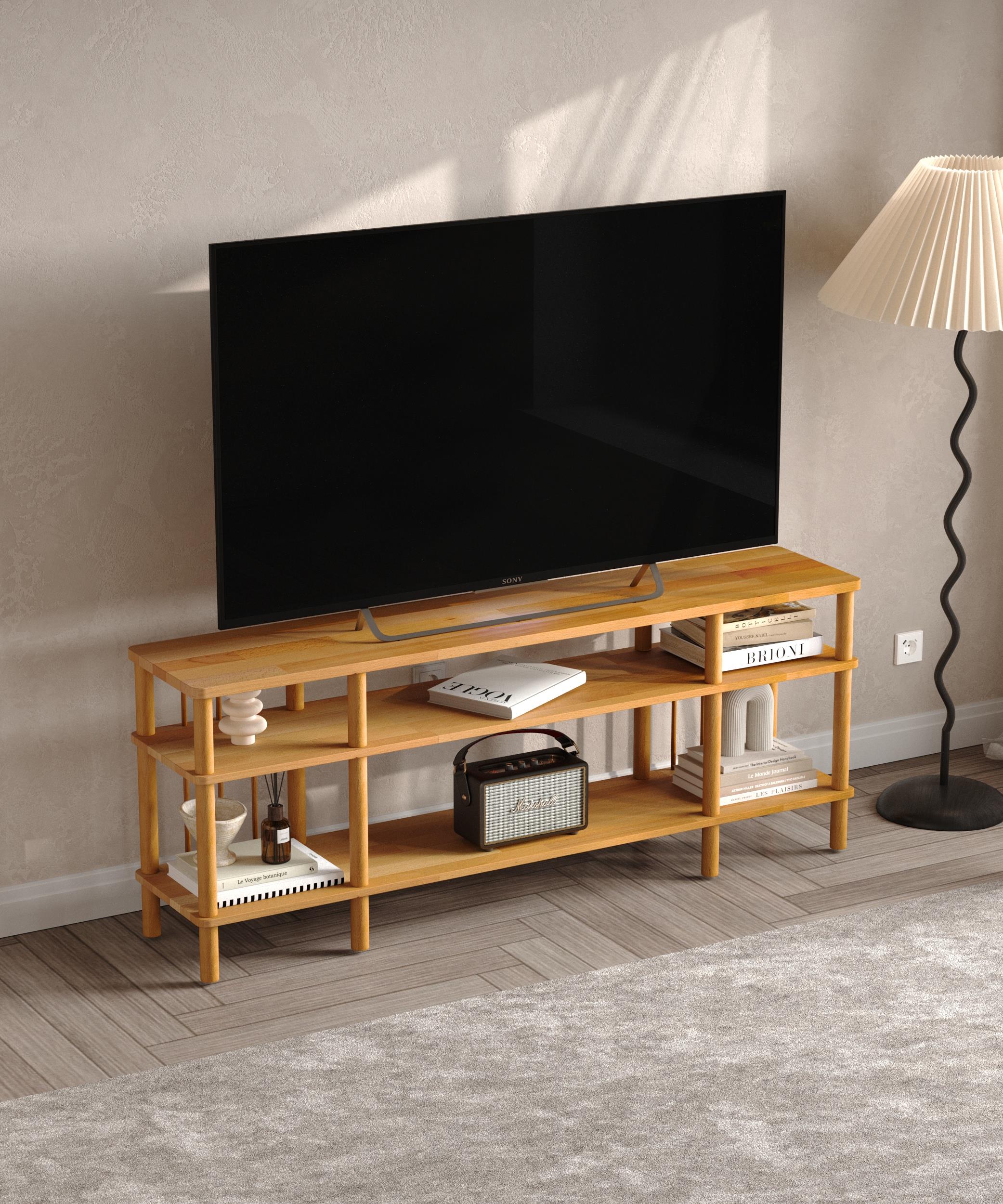 Silva TV-Möbel aus Massivholz, Buche