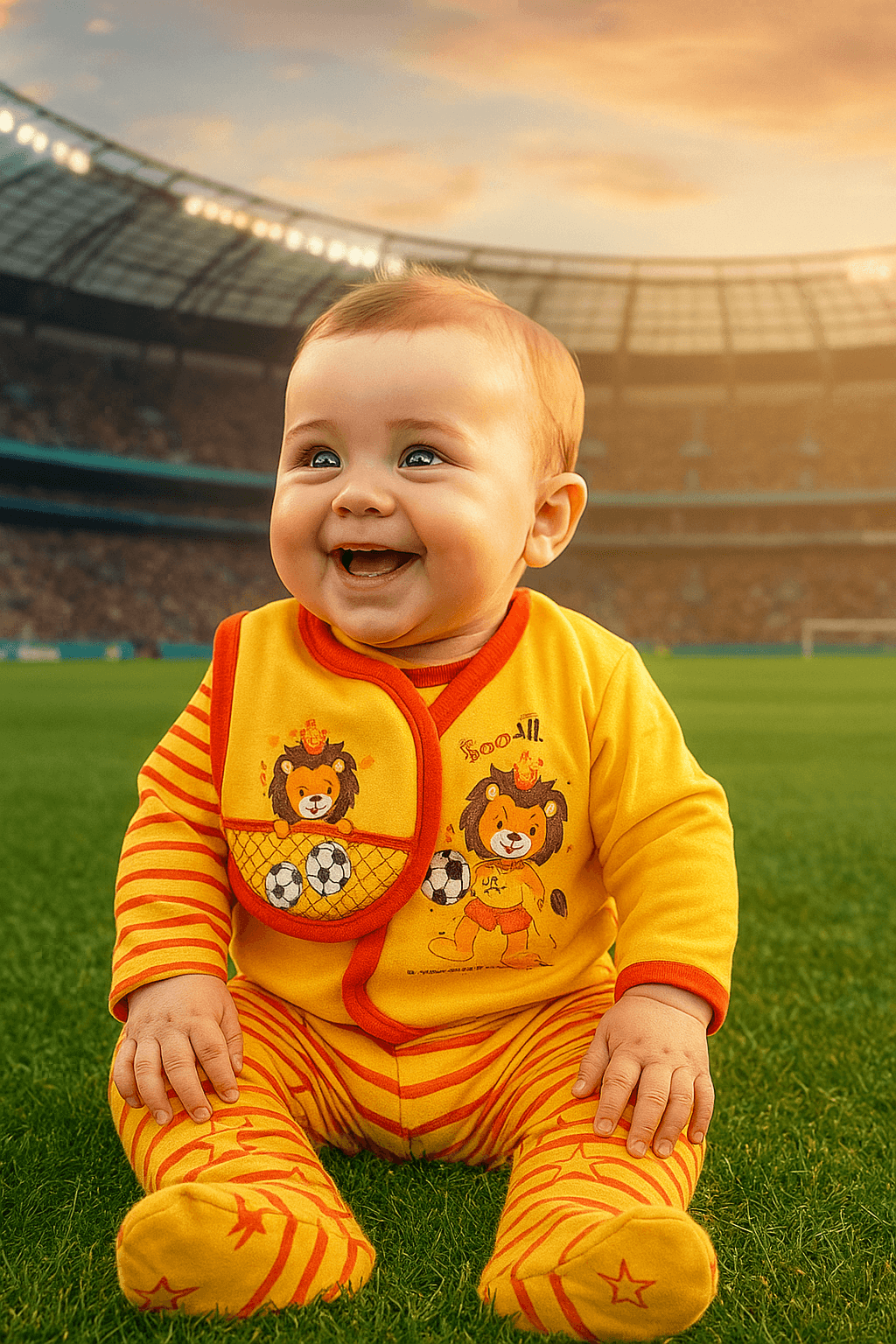 Galatasaray 5li Erkek Bebek Takımı Şapka Eldiven Dahil