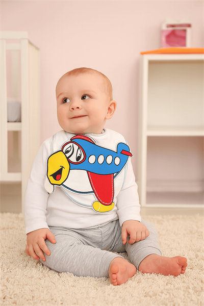 Ahsen Bebek Eğlenceli Mama Önlüğü