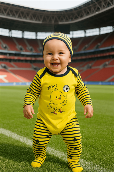 Fenerbahçe Erkek Bebek Takımı Şapkalı