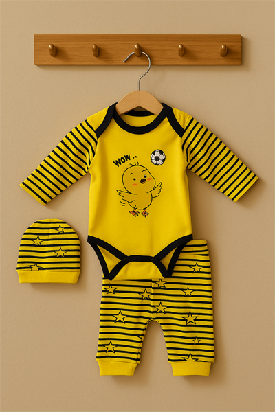 Fenerbahçe Erkek Bebek Takımı Şapkalı