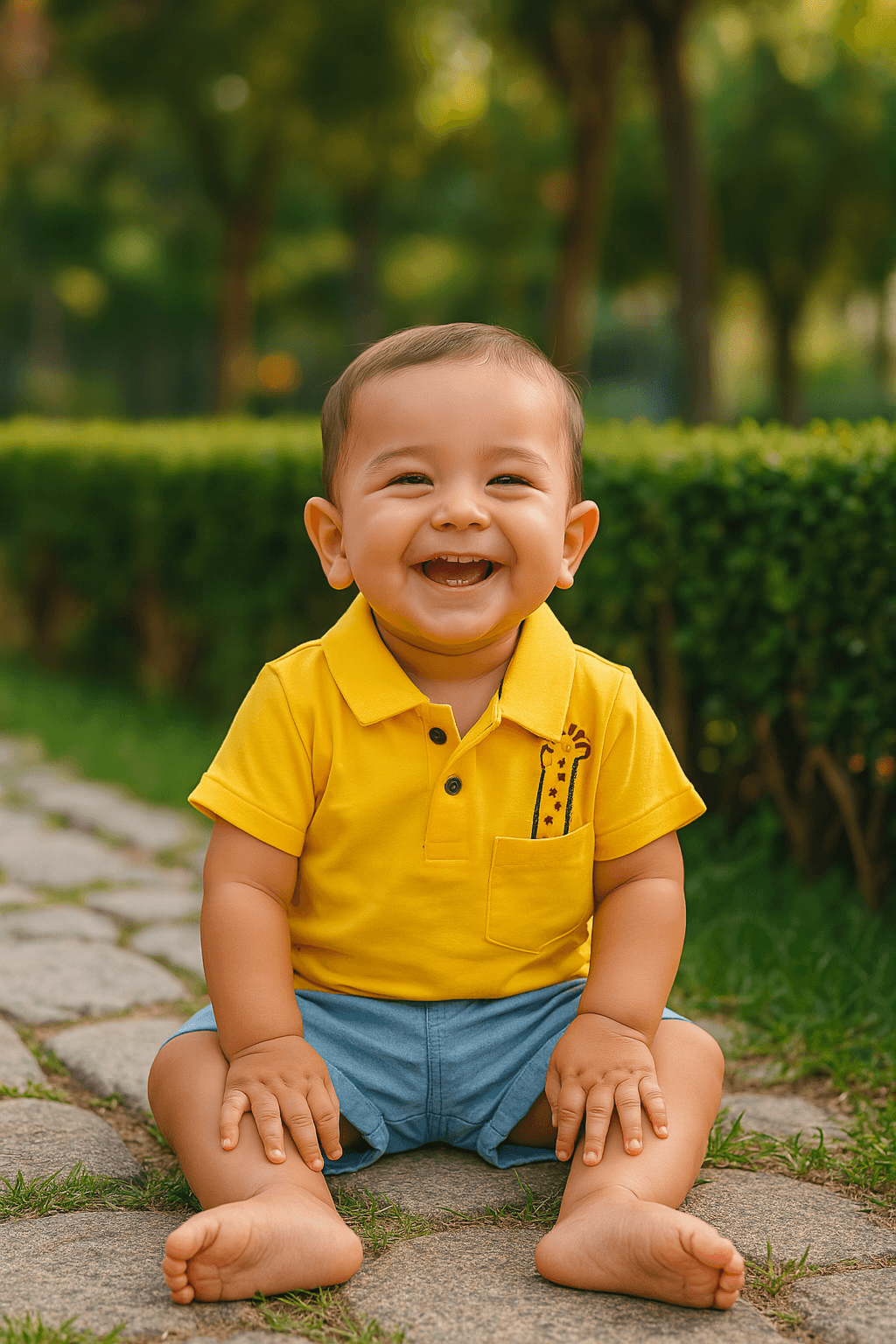 Ahsen Bebek Önü Çıtçıtlı Erkek Takım